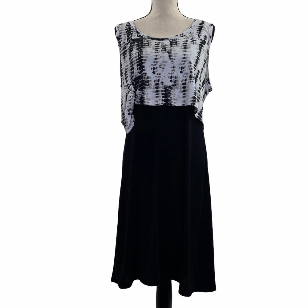 ALLISON Brittney Tie Dye Midi Dress Size Large